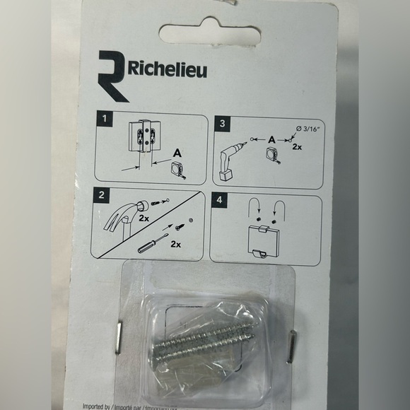 Richelieu Single Wall Mount Hook/Hanger - Picture 5 of 5